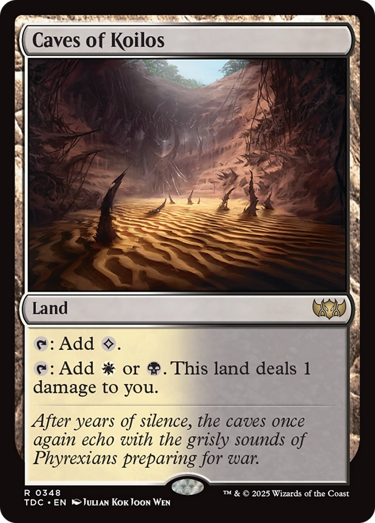 Caves of Koilos [Tarkir: Dragonstorm Commander] - Magic: The Gathering - Card Brawlers | Quebec | Canada |