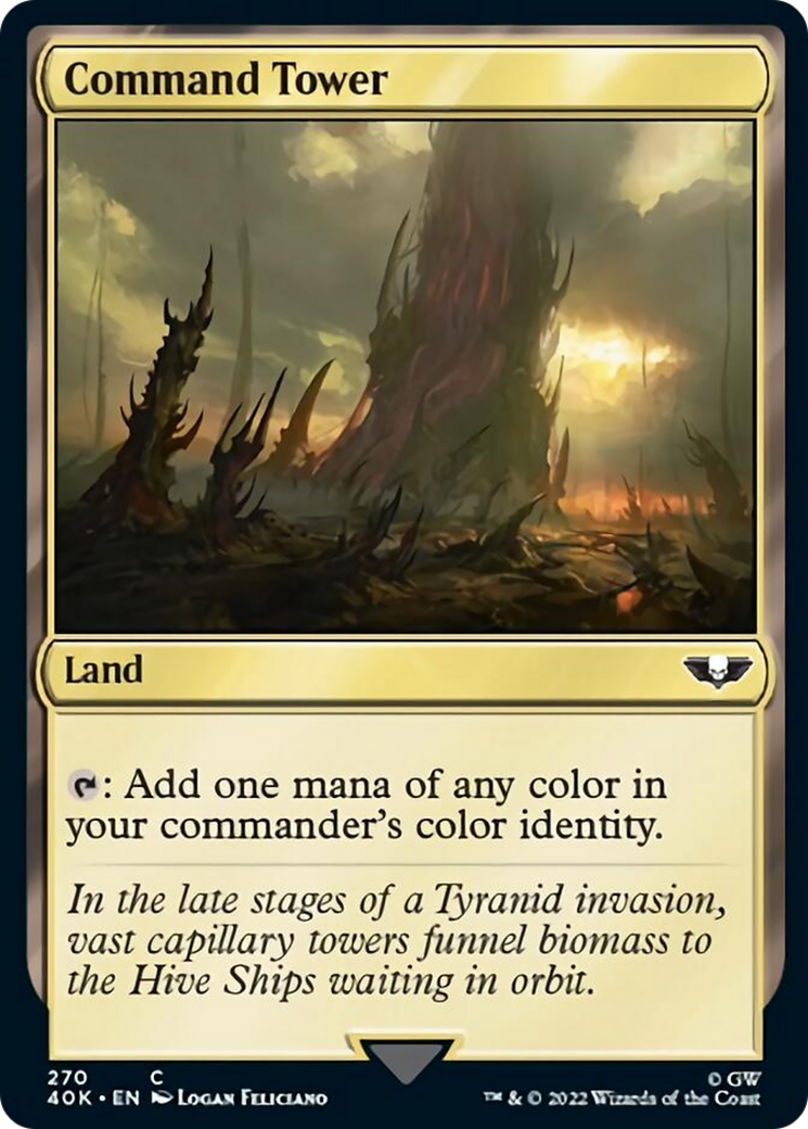 Command Tower (270) [Warhammer 40,000] - Magic: The Gathering - Card Brawlers | Quebec | Canada |
