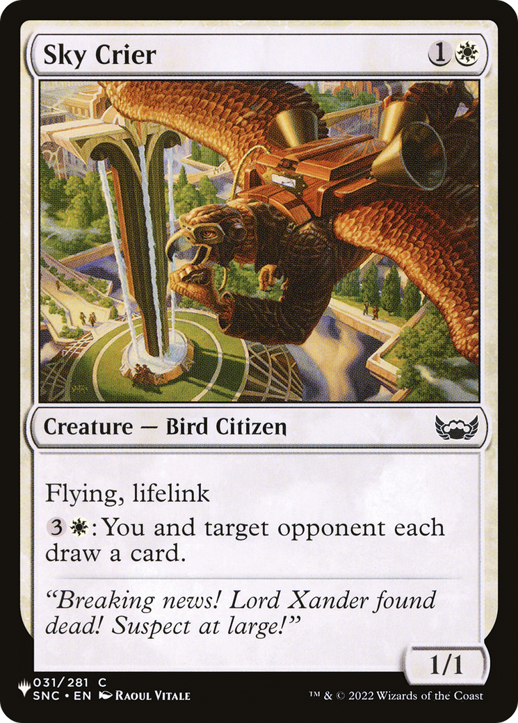 Sky Crier [The List] - Magic: The Gathering - Card Brawlers | Quebec | Canada |