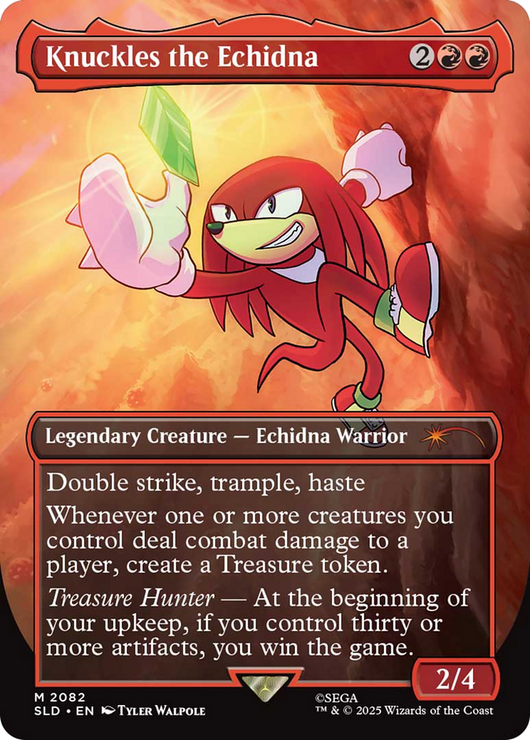 Knuckles the Echidna (Rainbow Foil) [Secret Lair Drop Series] - Magic: The Gathering - Card Brawlers | Quebec | Canada |