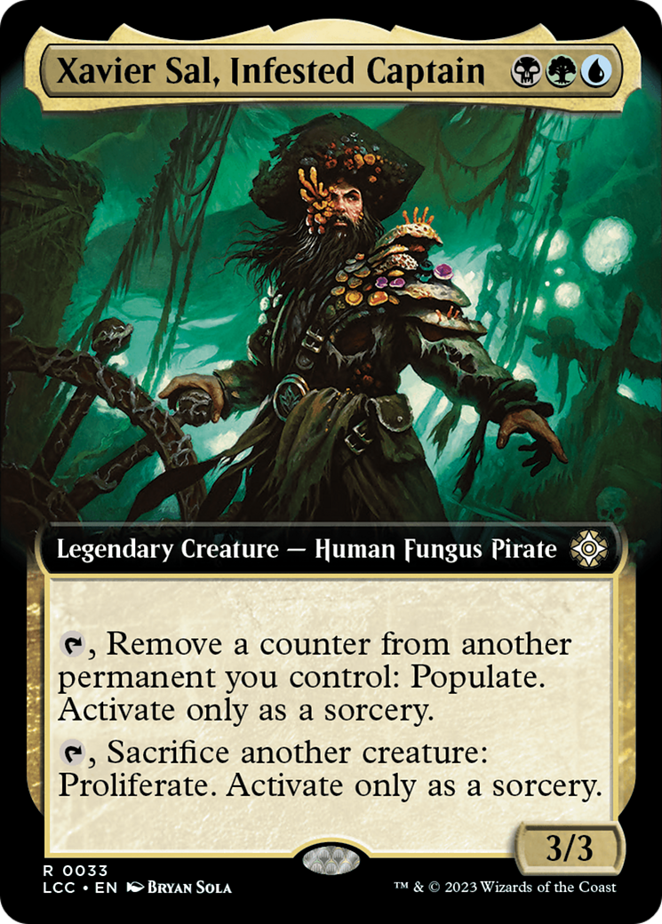 Xavier Sal, Infested Captain (Extended Art) [The Lost Caverns of Ixalan Commander] - Magic: The Gathering - Card Brawlers | Quebec | Canada |