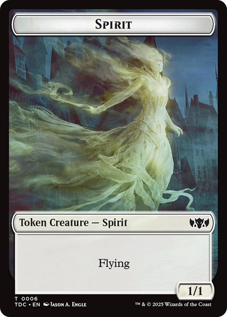 Spirit // Treasure Double-Sided Token [Tarkir: Dragonstorm Commander Tokens] - Magic: The Gathering - Card Brawlers | Quebec | Canada |