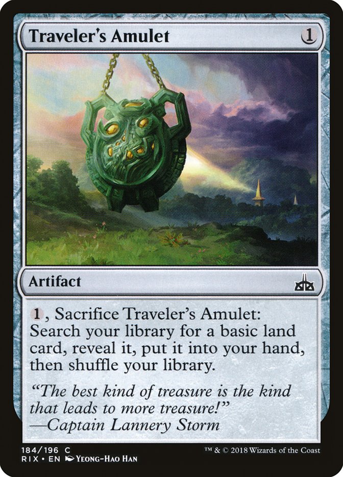 Traveler's Amulet [Rivals of Ixalan] - Magic: The Gathering - Card Brawlers | Quebec | Canada |