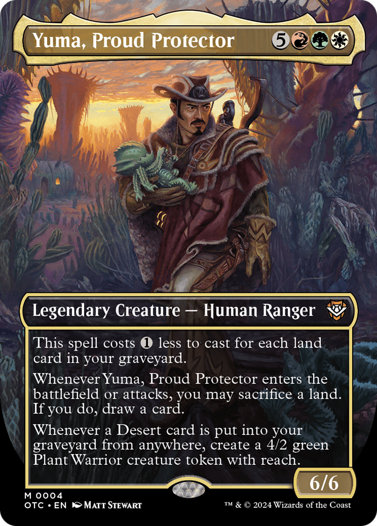 Yuma, Proud Protector (Borderless) [Outlaws of Thunder Junction Commander] - Magic: The Gathering - Card Brawlers | Quebec | Canada |