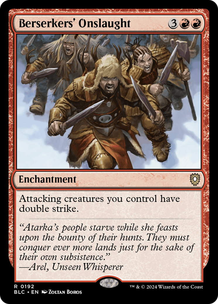 Berserkers' Onslaught [Bloomburrow Commander] - Magic: The Gathering - Card Brawlers | Quebec | Canada |