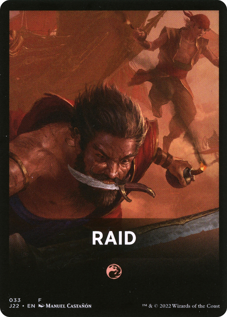 Raid Theme Card [Jumpstart 2022 Front Cards] - Magic: The Gathering - Card Brawlers | Quebec | Canada |