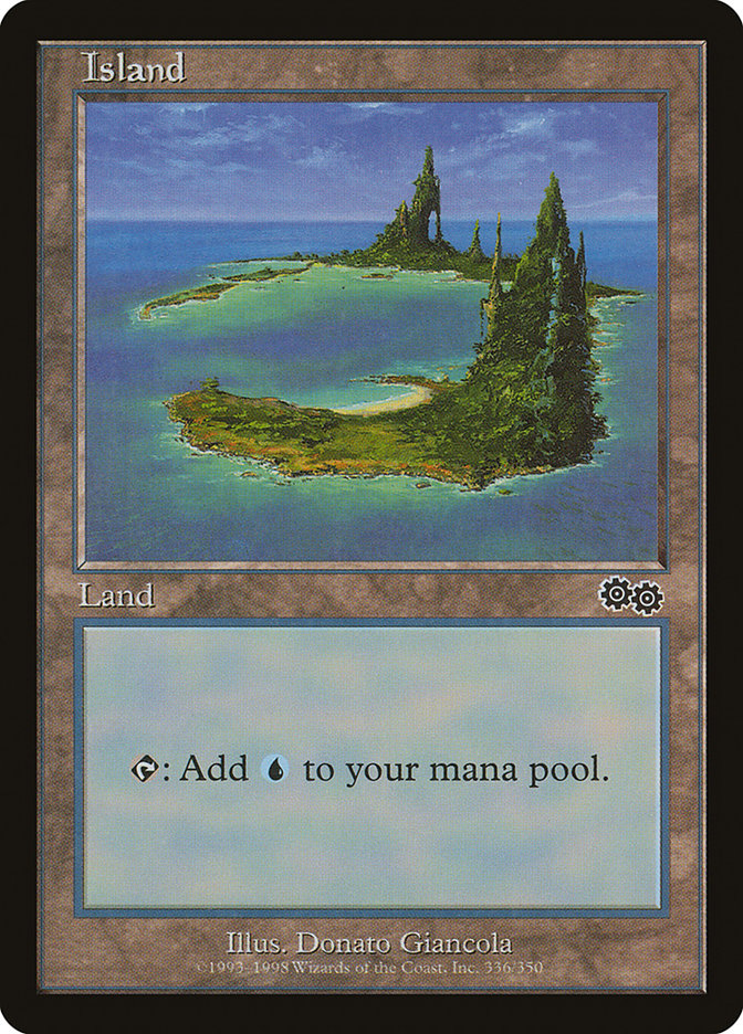 Island (336) [Urza's Saga] - Magic: The Gathering - Card Brawlers | Quebec | Canada |