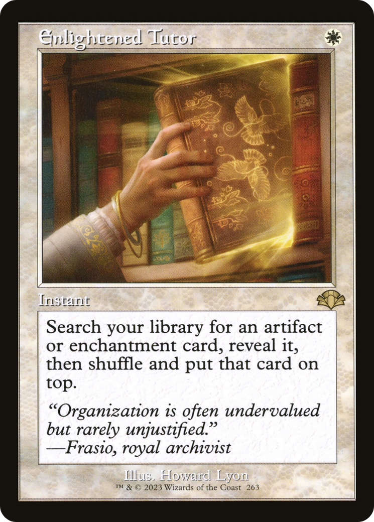 Enlightened Tutor (Retro) [Dominaria Remastered] - Magic: The Gathering - Card Brawlers | Quebec | Canada |