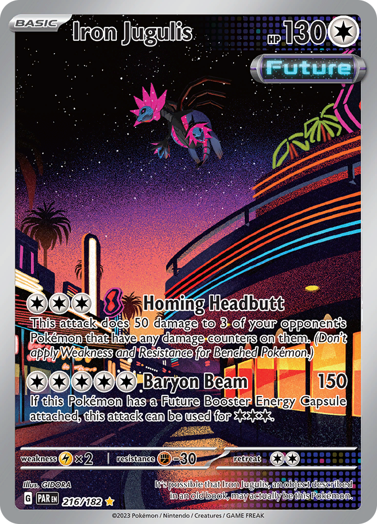 Iron Jugulis (216/182) [Scarlet & Violet: Paradox Rift] - Pokémon - Card Brawlers | Quebec | Canada |