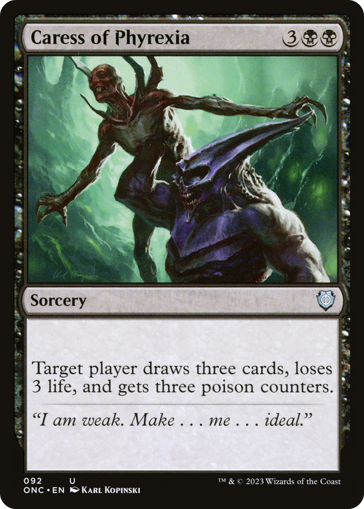Caress of Phyrexia [Phyrexia: All Will Be One Commander] - Magic: The Gathering - Card Brawlers | Quebec | Canada |