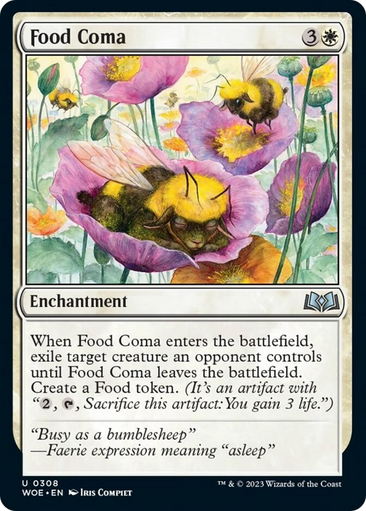 Food Coma [Wilds of Eldraine] - Magic: The Gathering - Card Brawlers | Quebec | Canada |