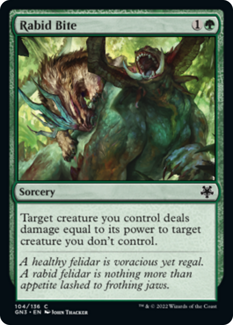 Rabid Bite [Game Night: Free-for-All] - Magic: The Gathering - Card Brawlers | Quebec | Canada |