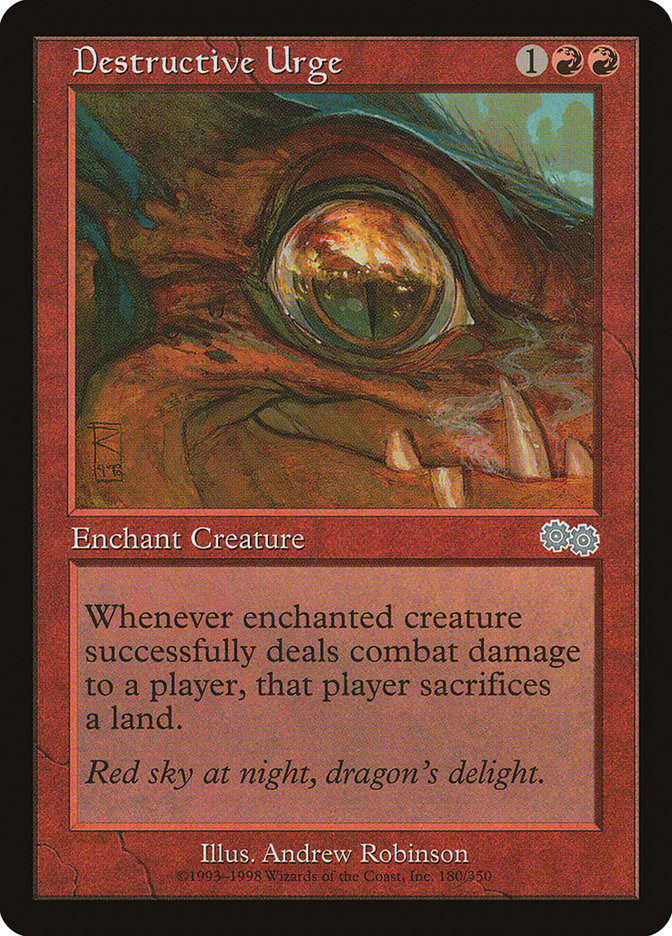 Destructive Urge [Urza's Saga] - Magic: The Gathering - Card Brawlers | Quebec | Canada |