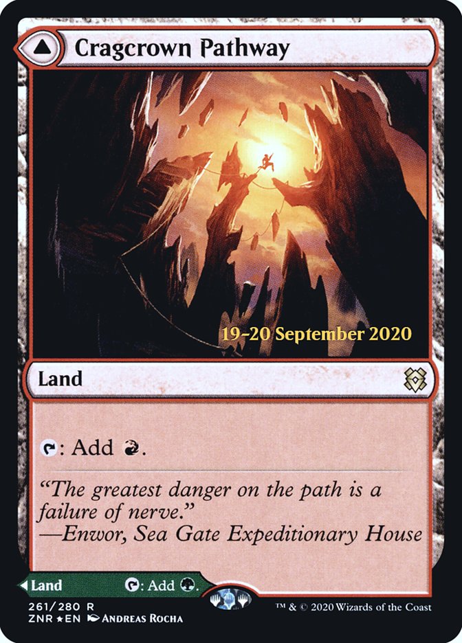 Cragcrown Pathway // Timbercrown Pathway [Zendikar Rising Prerelease Promos] - Magic: The Gathering - Card Brawlers | Quebec | Canada |