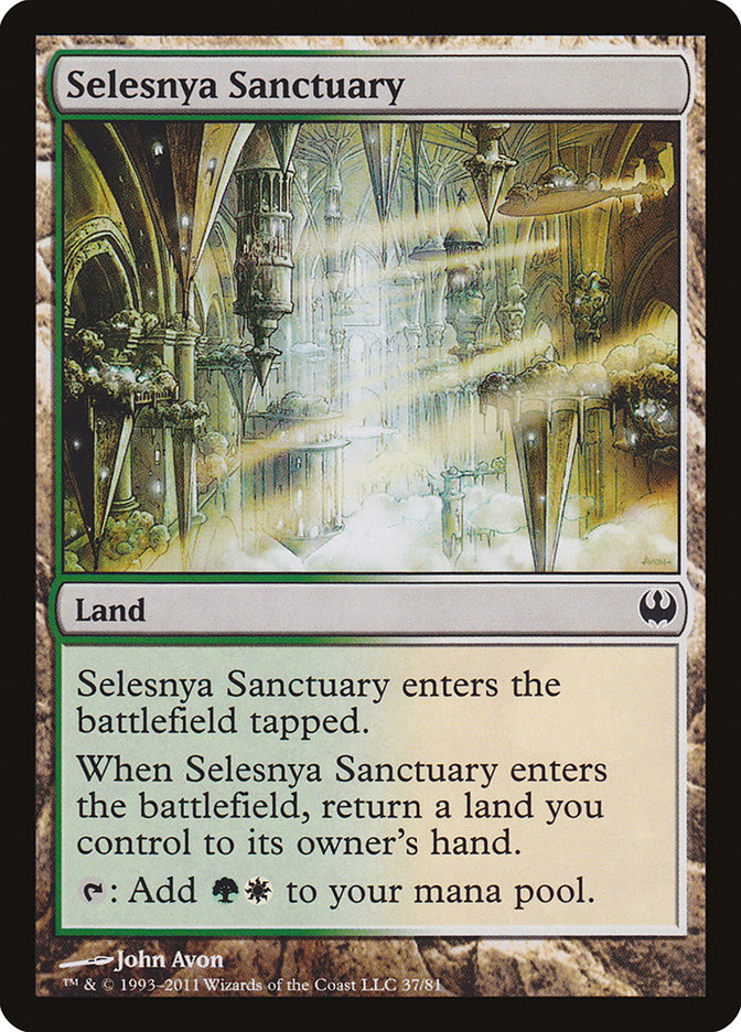 Selesnya Sanctuary [Duel Decks: Knights vs. Dragons] - Magic: The Gathering - Card Brawlers | Quebec | Canada |