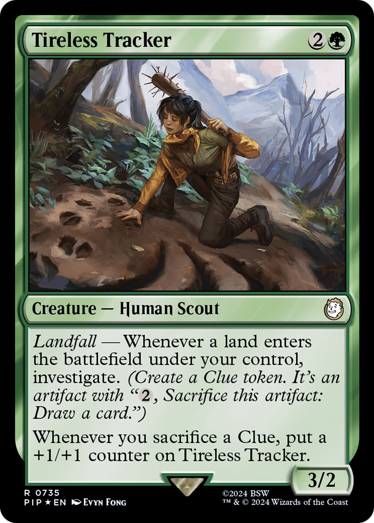 Tireless Tracker (Surge Foil) [Fallout] - Magic: The Gathering - Card Brawlers | Quebec | Canada |