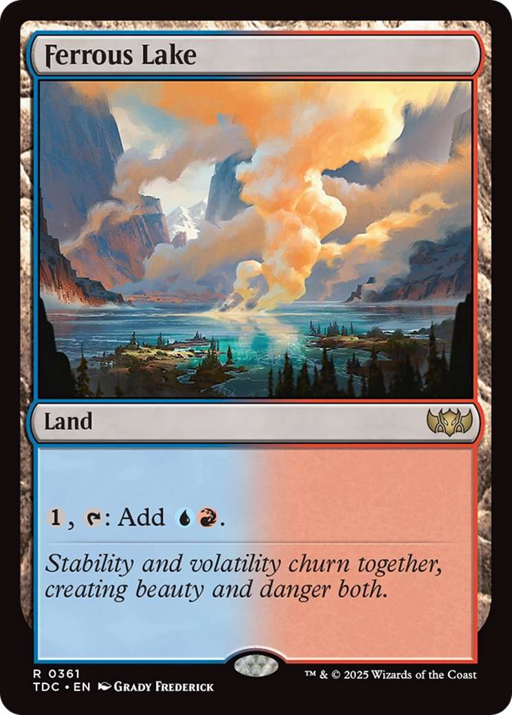 Ferrous Lake [Tarkir: Dragonstorm Commander] - Magic: The Gathering - Card Brawlers | Quebec | Canada |