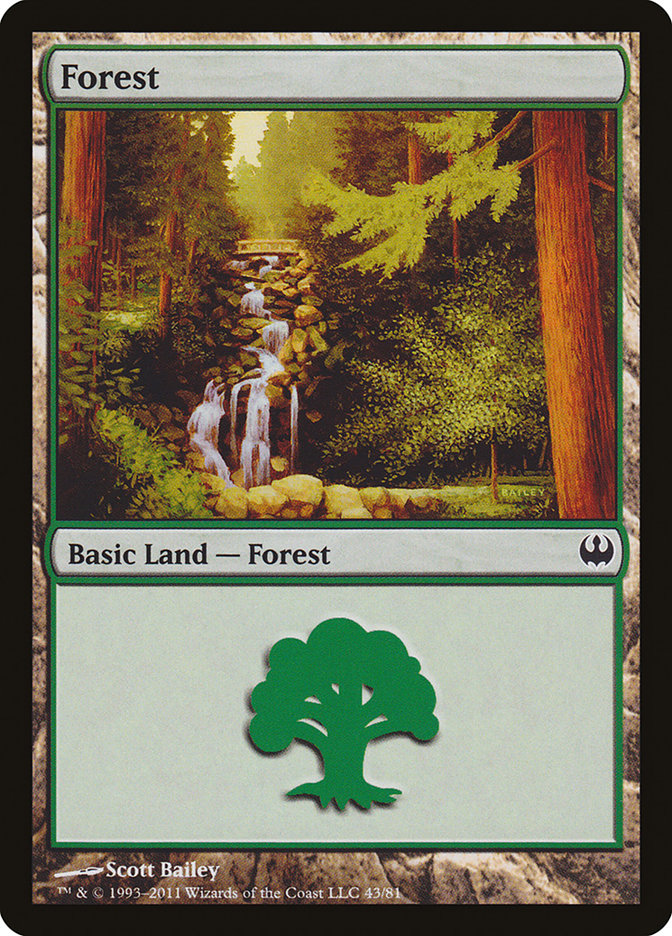 Forest (43) [Duel Decks: Knights vs. Dragons] - Magic: The Gathering - Card Brawlers | Quebec | Canada |