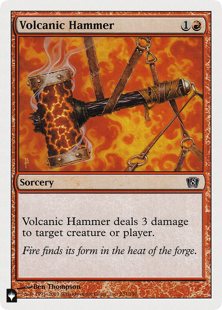 Volcanic Hammer [The List] - Magic: The Gathering - Card Brawlers | Quebec | Canada |