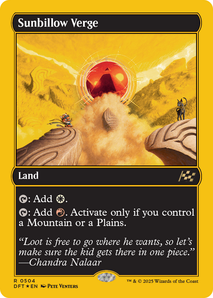 Sunbillow Verge (First-Place Foil) [Aetherdrift] - Magic: The Gathering - Card Brawlers | Quebec | Canada |