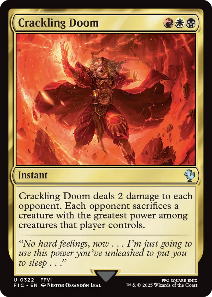 Crackling Doom [FINAL FANTASY Commander] - Magic: The Gathering - Card Brawlers | Quebec | Canada |