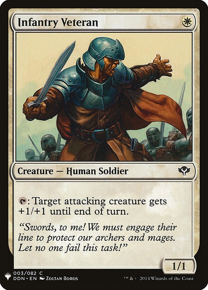 Infantry Veteran [Mystery Booster] - Magic: The Gathering - Card Brawlers | Quebec | Canada |