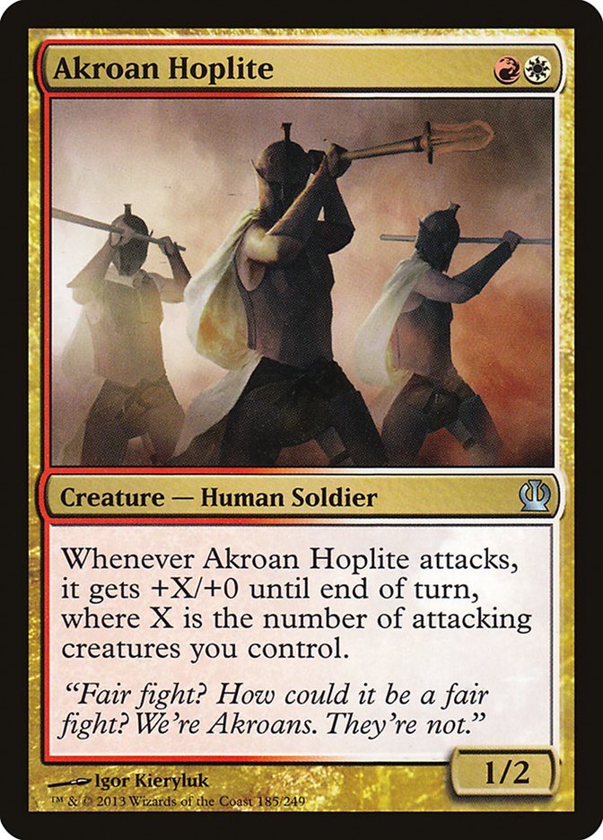 Akroan Hoplite [Theros] - Magic: The Gathering - Card Brawlers | Quebec | Canada |