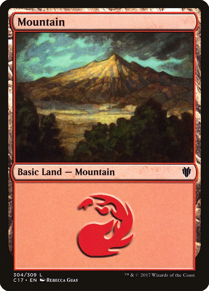 Mountain (304) [Commander 2017] - Magic: The Gathering - Card Brawlers | Quebec | Canada |