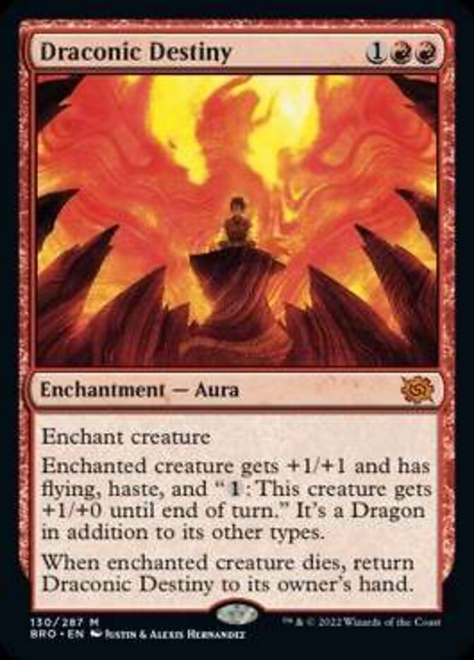 Draconic Destiny (Promo Pack) [The Brothers' War Promos] - Magic: The Gathering - Card Brawlers | Quebec | Canada |