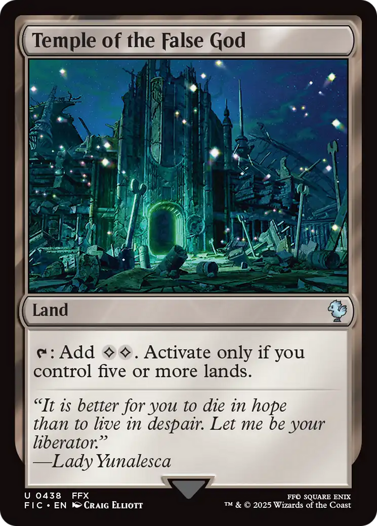 Temple of the False God [FINAL FANTASY Commander] - Magic: The Gathering - Card Brawlers | Quebec | Canada |