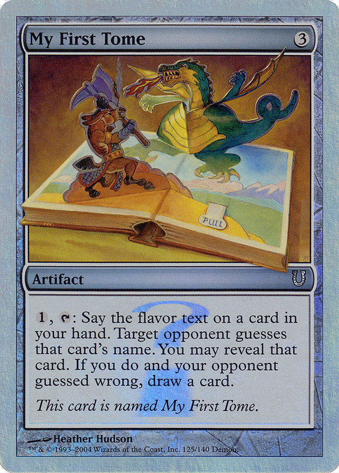 My First Tome (Alternate Foil) [Unhinged] - Magic: The Gathering - Card Brawlers | Quebec | Canada |