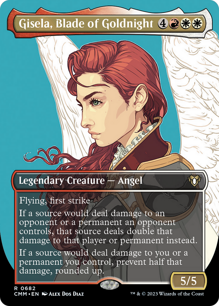 Gisela, Blade of Goldnight (Borderless Profile) [Commander Masters] - Magic: The Gathering - Card Brawlers | Quebec | Canada |