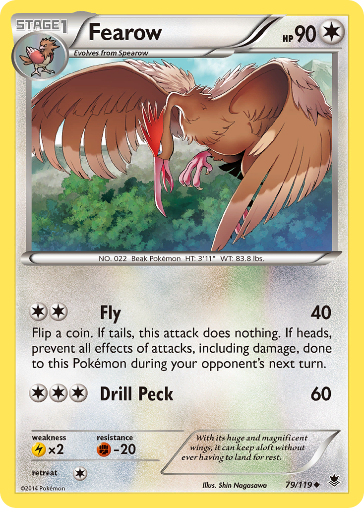 Fearow (79/119) [XY: Phantom Forces] - Pokémon - Card Brawlers | Quebec | Canada |