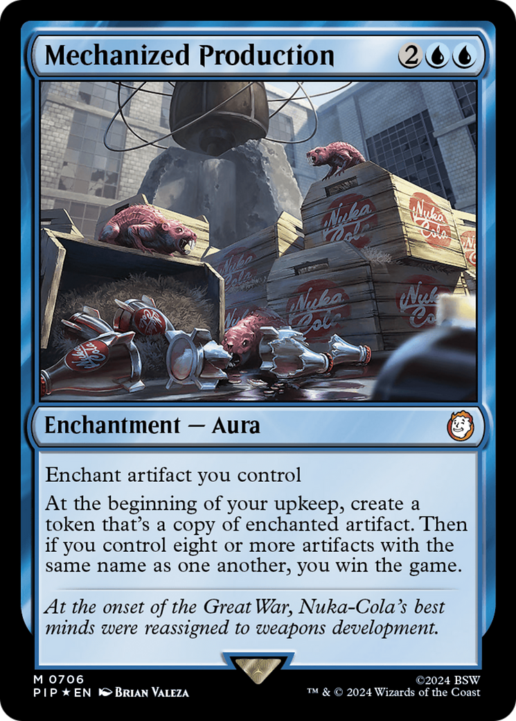 Mechanized Production (Surge Foil) [Fallout] - Magic: The Gathering - Card Brawlers | Quebec | Canada |