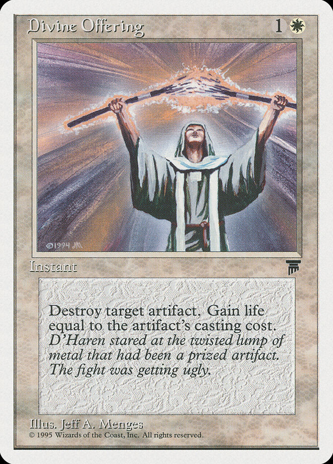 Divine Offering [Chronicles] - Magic: The Gathering - Card Brawlers | Quebec | Canada |