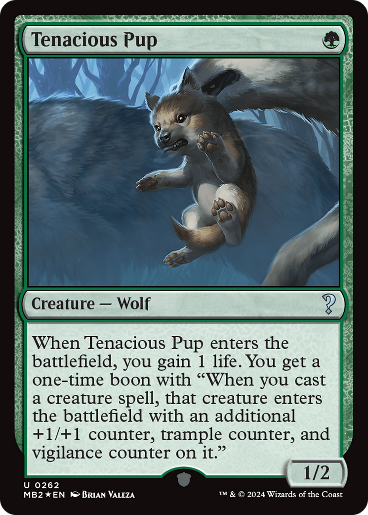 Tenacious Pup [Mystery Booster 2] - Magic: The Gathering - Card Brawlers | Quebec | Canada |