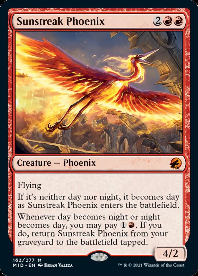 Sunstreak Phoenix [Innistrad: Midnight Hunt] - Magic: The Gathering - Card Brawlers | Quebec | Canada |