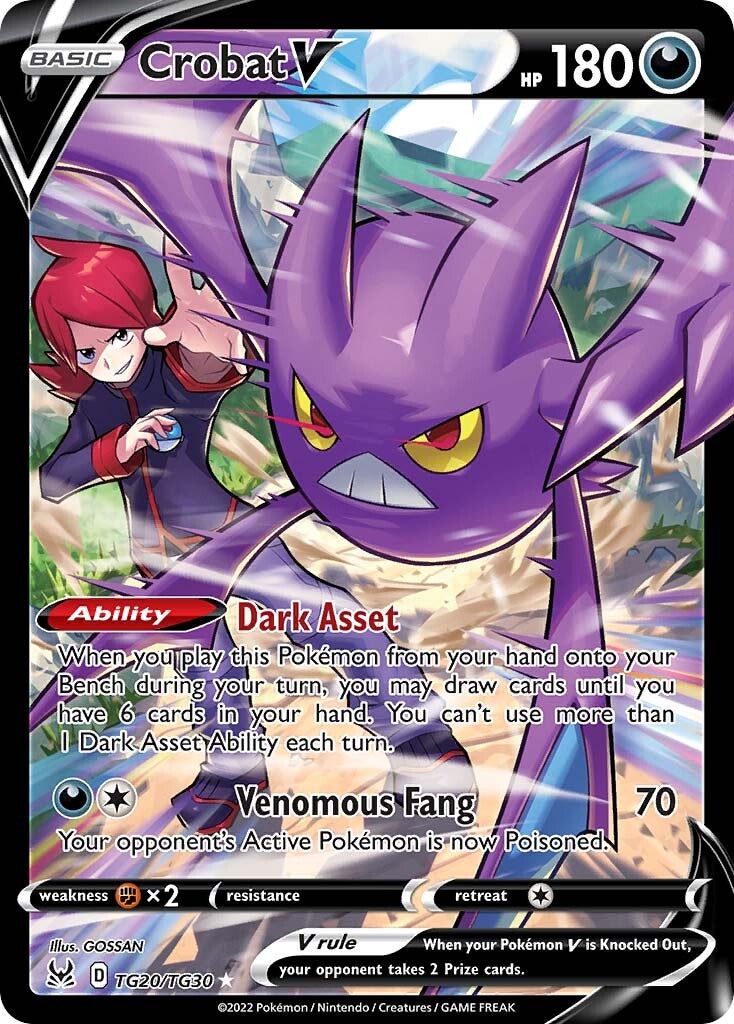 Crobat V (TG20/TG30) [Sword & Shield: Lost Origin] - Pokémon - Card Brawlers | Quebec | Canada |
