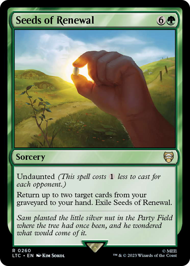 Seeds of Renewal [The Lord of the Rings: Tales of Middle-Earth Commander] - Magic: The Gathering - Card Brawlers | Quebec | Canada |
