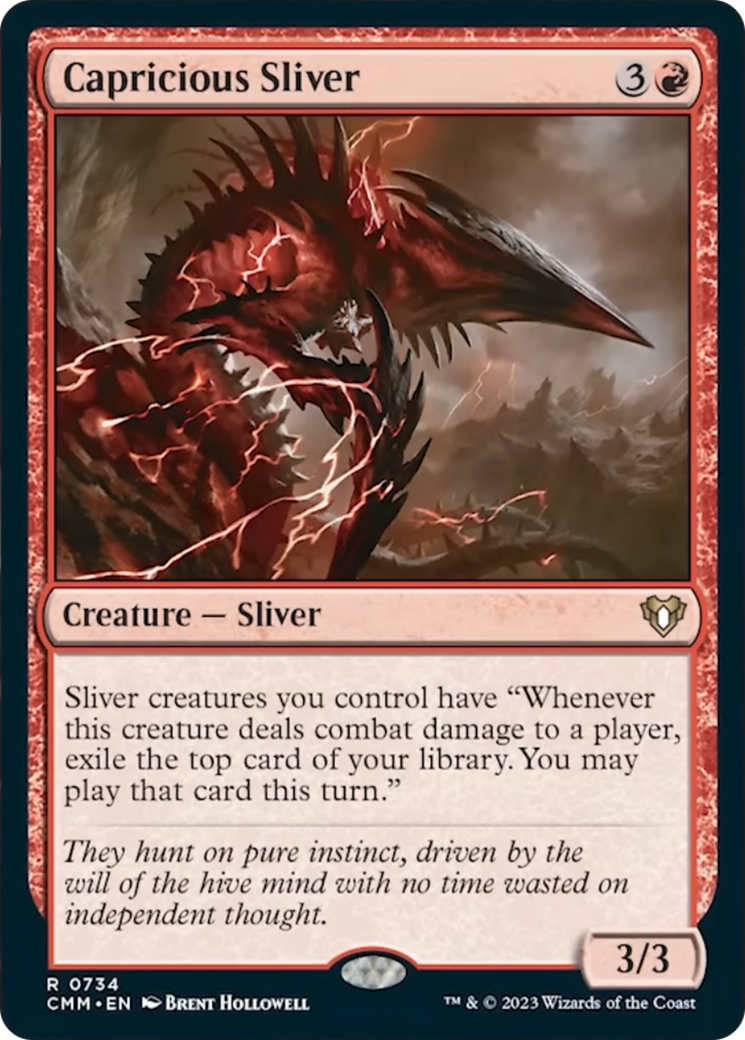 Capricious Sliver [Commander Masters] - Magic: The Gathering - Card Brawlers | Quebec | Canada |