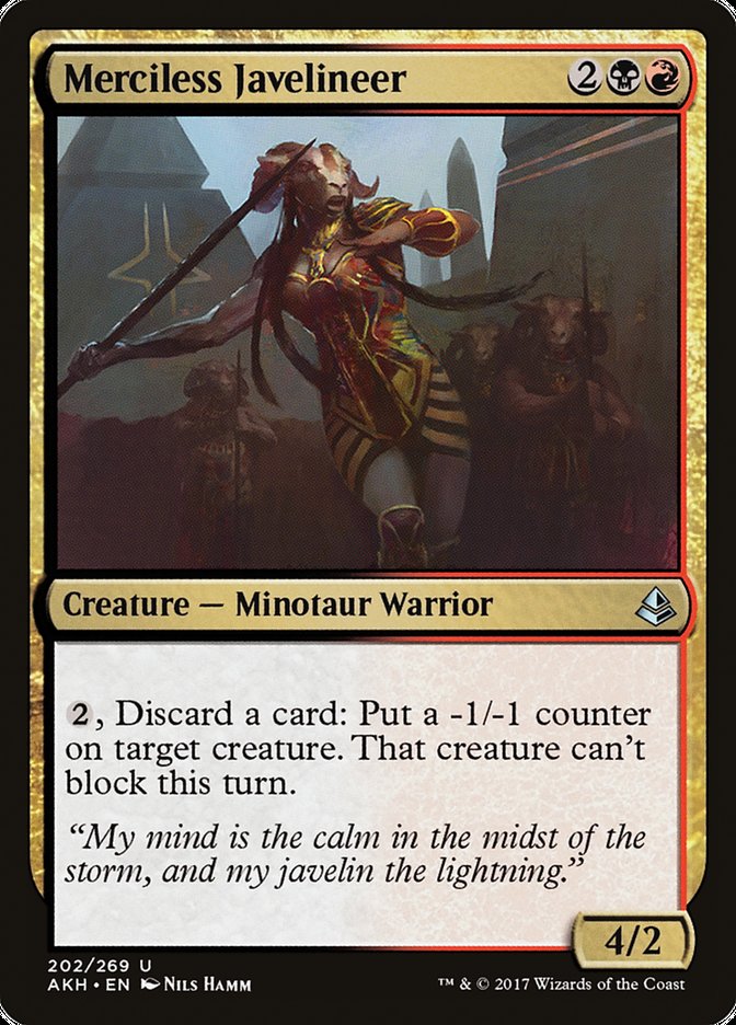 Merciless Javelineer [Amonkhet] - Magic: The Gathering - Card Brawlers | Quebec | Canada |