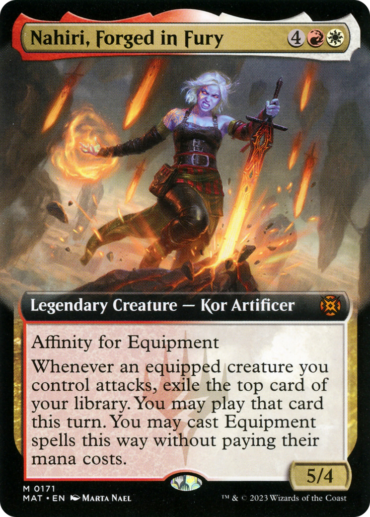 Nahiri, Forged in Fury (Extended Art) [March of the Machine: The Aftermath] - Magic: The Gathering - Card Brawlers | Quebec | Canada |