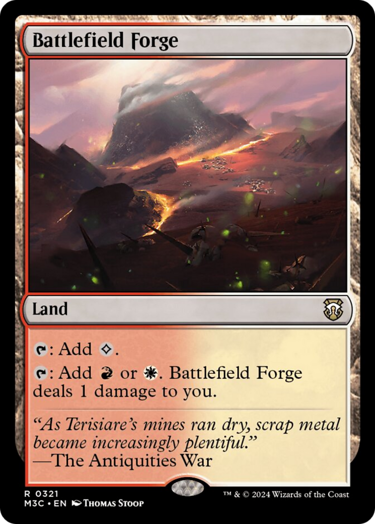 Battlefield Forge (Ripple Foil) [Modern Horizons 3 Commander] - Magic: The Gathering - Card Brawlers | Quebec | Canada |