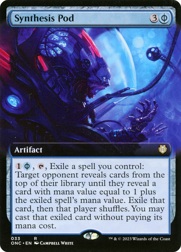 Synthesis Pod (Extended Art) [Phyrexia: All Will Be One Commander] - Magic: The Gathering - Card Brawlers | Quebec | Canada |