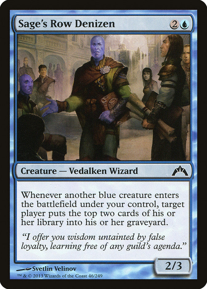 Sage's Row Denizen [Gatecrash] - Magic: The Gathering - Card Brawlers | Quebec | Canada |