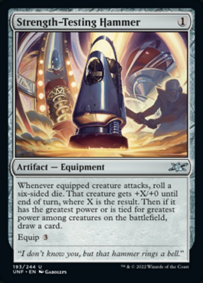 Strength-Testing Hammer [Unfinity] - Magic: The Gathering - Card Brawlers | Quebec | Canada |