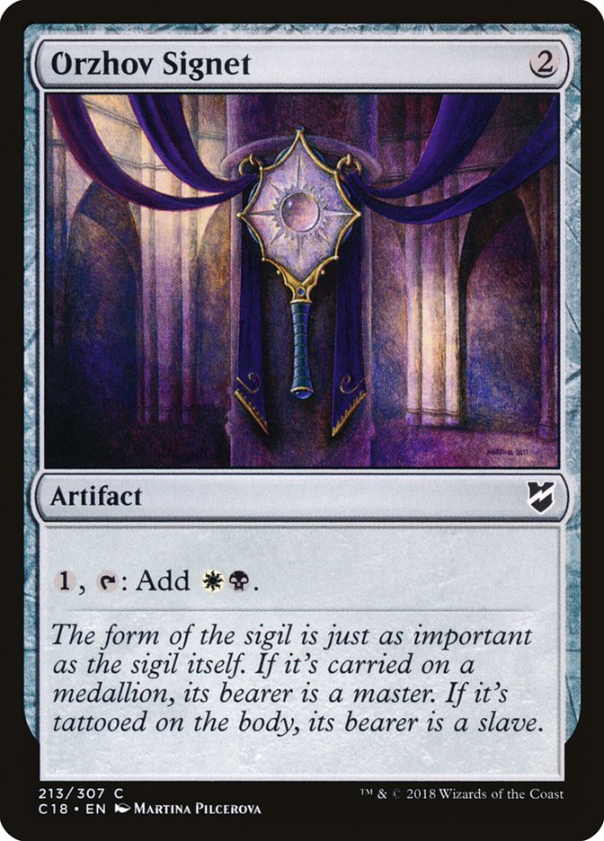 Orzhov Signet [Commander 2018] - Magic: The Gathering - Card Brawlers | Quebec | Canada |