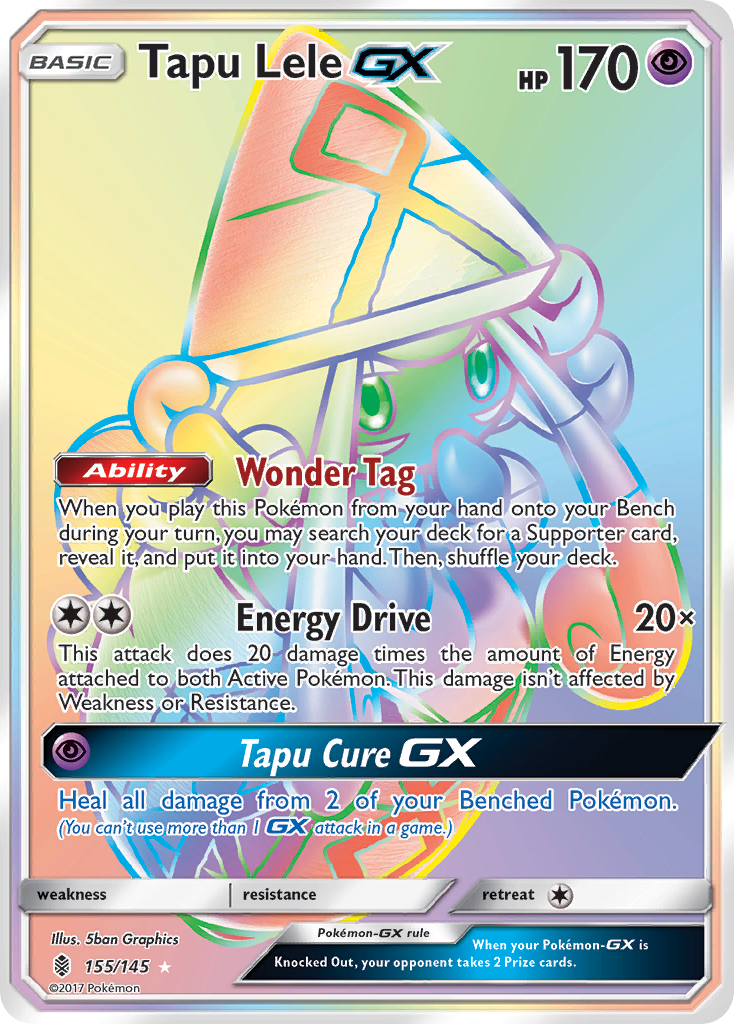 Tapu Lele GX (155/145) [Sun & Moon: Guardians Rising] - Pokémon - Card Brawlers | Quebec | Canada |