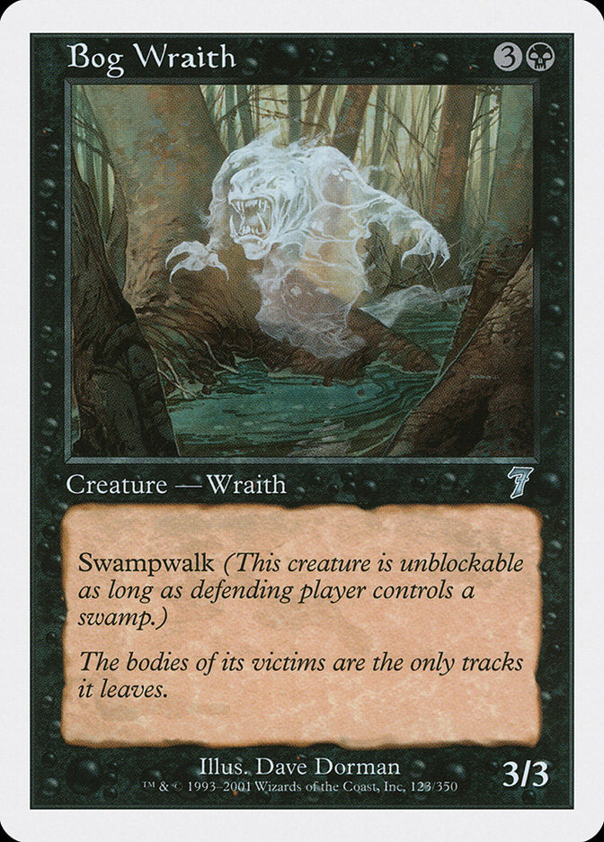 Bog Wraith [Seventh Edition] - Magic: The Gathering - Card Brawlers | Quebec | Canada |