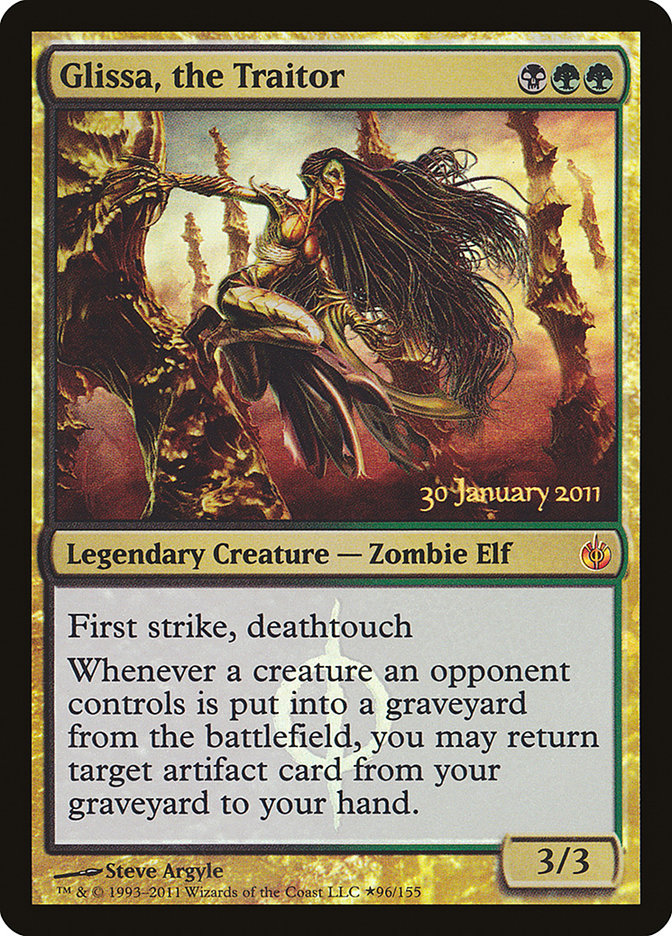 Glissa, the Traitor [Mirrodin Besieged Prerelease Promos] - Magic: The Gathering - Card Brawlers | Quebec | Canada |